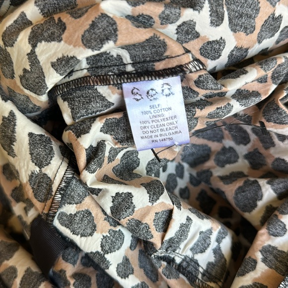 NWT Sea New York Cheetah Print Tiered Ruffle Dress - Picture 7 of 7